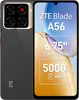 A marketing image showing the ZTE Blade A56 smartphone with its features highlighted. Produktbild-Vorschau