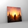 Bilder auf glas - Tempel Mönch - 70x70cm - Glasbilder - Produktbild-Vorschau 4