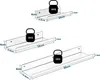 EUGAD Wandregal 3er Set, aus Metall, schwebendes Regal, Produktbild-Vorschau 7