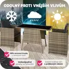 Ratanová sedací souprava Lausanne 2+1 - přírodní Náhled obrázku produktu 9