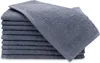 Gästehandtücher 10er Set, Baumwolle, 30x50 cm, grau Produktbild-Vorschau 1