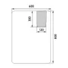 LED zrcadlo do koupelny s osvětlením Nimco 60 x 80 cm ZP Náhled obrázku produktu 3