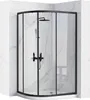 Cabine Doccia Rea Look Black 80X100 + Piatto Doccia Right Anteprima dell’immagine prodotto 1