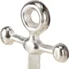 Deko Anker Metall Holz Silber Maritim 31cm Sommerdeko Produktbild-Vorschau 2