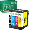 A box of GREENSKY 603XL print cartridges and four ink cartridges. Produktbild-Vorschau