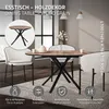 ML-Design Esstisch ausziehbar rund 100-140 cm Produktbild-Vorschau 2