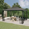 The Living Store Pavillon mit Seitenwänden & Doppeldach 3x4 Produktbild-Vorschau 1