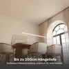 LUMIÈRE Design Pendelleuchte 'Calimera' 120cm LED dimmbar Produktbild-Vorschau 3
