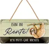 Retro Blechschild Ruhestand Geschenk zum Renteneintritt Produktbild-Vorschau 7