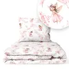 Kinderbettwäsche 90x120 Baumwolle Baby Bettwäsche Set Produktbild-Vorschau 1