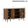 Merax Sideboard mit gebogenes Design, Kommode mit Produktbild-Vorschau 7