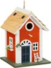 Casetta per uccelli decorativa Relaxdays, stile rustico, in Anteprima dell’immagine prodotto 1