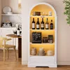 Vitrine de 180 cm de hauteur, avec portes en verre trempé, Voir les images du produit 5
