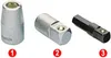 Proxxon 23782 Adapter 1/4" Innenvierkant auf 3/8" Anteprima dell’immagine prodotto 1