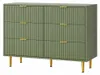 Conjunto de 2 mesitas de noche de 6 cajones, 100x40x75 cm, Vista previa de la imagen del producto 1