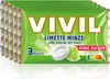 VIVIL Limette-Minze Pastillen ohne Zucker | 5 x 3er Pack Produktbild-Vorschau 1