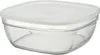 Lunchbox Freshbox Durchsichtig karriert mit Deckel (23 cm) Produktbild-Vorschau 2