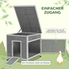 Kurnik dla kaczek PawHut, budka dla kaczek z bocznymi Podgląd zdjęcia produktu 6