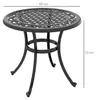 Outsunny Beistelltisch, Gartentisch, Terrassentisch mit Produktbild-Vorschau 3