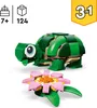 LEGO Creator 3-in-1-Set Schildkröte mit Seerose - Produktbild-Vorschau 2