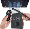 Box doccia incasso Ari nero con termostato, soffione led, Anteprima dell’immagine prodotto 1