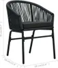 vidaXL 3-częściowy zestaw bistro z poduszkami rattan PVC Podgląd zdjęcia produktu 12