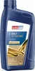 A blue plastic bottle of 2-stroke engine oil with a label. Produktbild-Vorschau