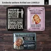 LANOLU Retro Blechschild Faultier, lustige Sprüche Schild Produktbild-Vorschau 6