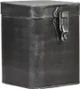 LABEL51 Aufbewahrungsbox 15x16x19 cm L Antik-Schwarz Produktbild-Vorschau 1