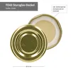 50er Deckelset TO43 Gold Deckel für Sturzgläser Rundrand Produktbild-Vorschau 2