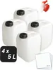 4er Set Kanister - lebensmittelecht - 5 Liter Produktbild-Vorschau 1