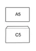 DULA - C5 Umschläge A5 weiß - 229 x 162 mm - 25 Stück - Produktbild-Vorschau 2