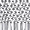 vidaXL Makramee Vorhang Anthrazit 140x240 cm Baumwolle Produktbild-Vorschau 4