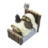Funny Gufi - Gute Nacht Eule liegt mit Schlafmütze und Produktbild-Vorschau 1