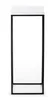 Howhomely Portafiori in metallo 60 cm bianco design moderno Anteprima dell’immagine prodotto 9