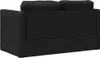 vidaXL Bodensofa mit Schlaffunktion Schwarz 112x174x55 cm Produktbild-Vorschau 4