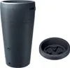A dark gray rain barrel and its base are shown against a white background. Náhled obrázku produktu