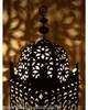 Lanterne orientale en métal noir Frane 105cm | Lanterne de Voir les images du produit 5