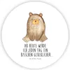 Mr. & Mrs. Panda magnet Bär sitzend - Weiß - Geschenk, Produktbild-Vorschau 1