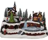 Weihnachtsdorf EISBAHN, beweglich, mit LED-Beleuchtung und Produktbild-Vorschau 1