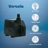 Wasserspiel-Pumpe 12 V – 450 L/H | nur 5 Watt | 7m Kabel | Produktbild-Vorschau 2