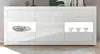 Sideboard "Nobile" in weiß Hochglanz grau Kommode 217 x 90 Produktbild-Vorschau 1