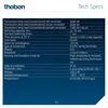 A technical specification sheet for a Theben product. Produktbild-Vorschau