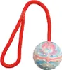 Balle en corde, caoutchouc naturel ø 6/30 cm pétrole/orange Anteprima dell’immagine prodotto 5