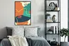 MuchoWow® Gerahmtes Poster Sommer - Flecken - Pastell 60x90 Produktbild-Vorschau 4