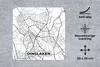 MuchoWow® Mauspad Mousepad Dinslaken - Karte - Stadtplan Produktbild-Vorschau 2