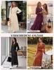 Kate Kasin: Vestido largo de manga larga, corte en línea A, Vista previa de la imagen del producto 5