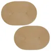 Platzset 2er Set Caramel oval ca. 45x30 cm Platzdeckchen Produktbild-Vorschau 1