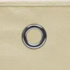 vidaXL Aufbewahrungsboxen 10 Stk. Creme 32x32x32 cm Stoff Produktbild-Vorschau 3