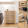 COSTWAY Cesto per la biancheria con coperchio grande, Anteprima dell’immagine prodotto 6